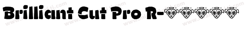 Brilliant Cut Pro R字体转换
